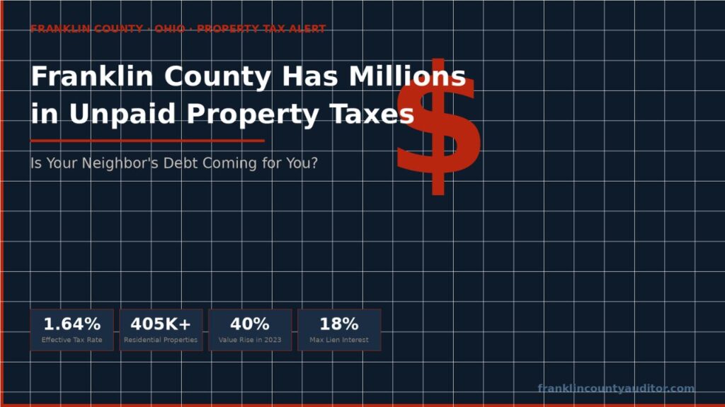 Franklin County Has Millions in Unpaid Property Taxes Is Your Neighbor's Debt Coming for You?