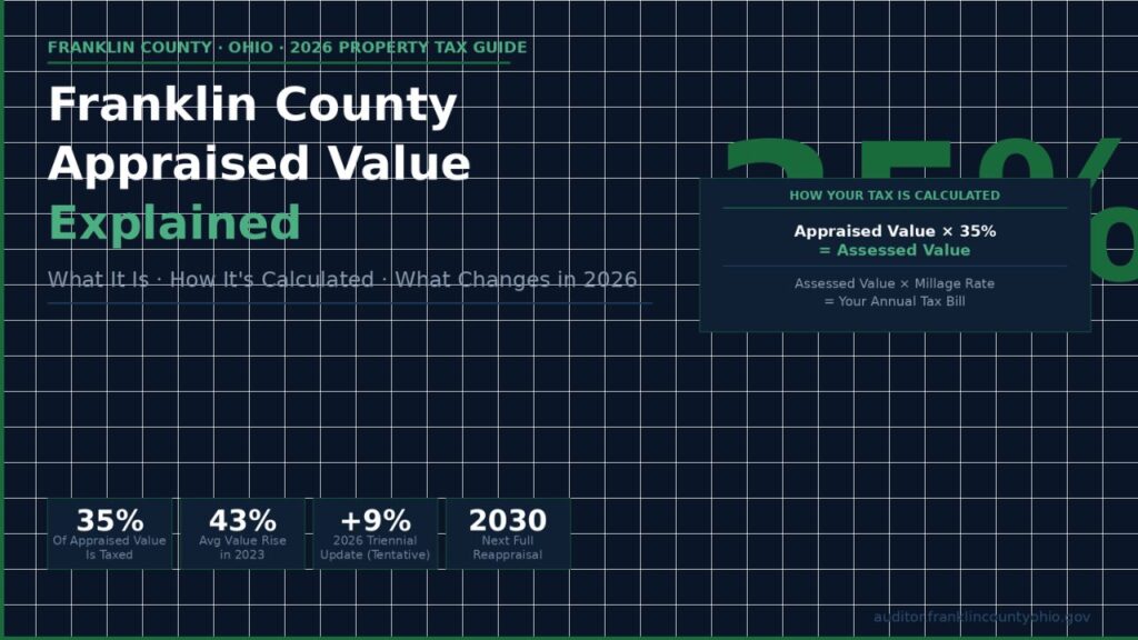 Franklin County Appraised Value Explained: What It Is, How It’s Calculated, and What Changes in 2026